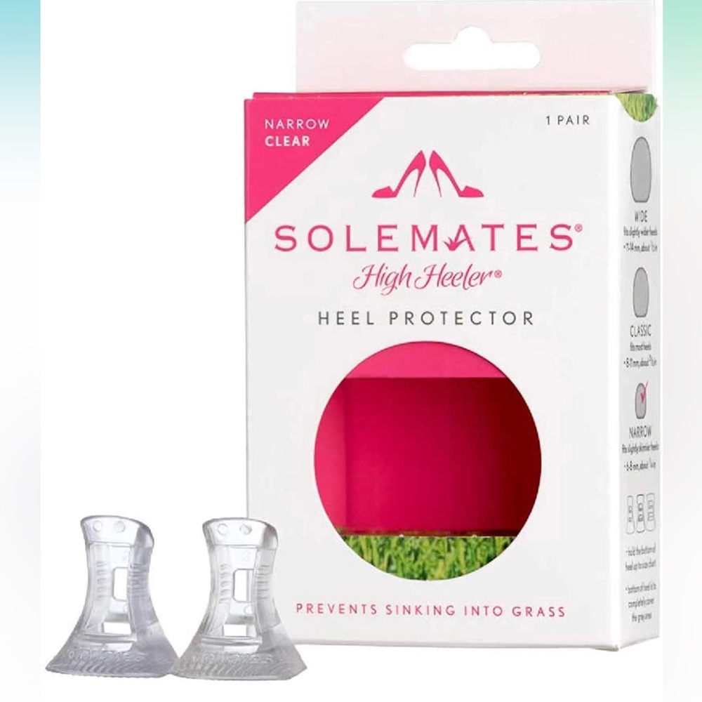 Solemates High Heel Protectors - Clear, Classic Size